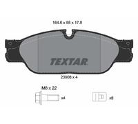 Textar Brake Pad Set 2390801 - Disc Brake for Daimler/Jaguar