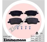ZIMMERMANN 22397.190.1 Brake pad set