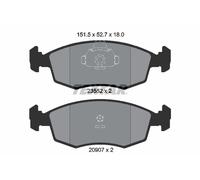 TEXTAR 2355202 Brake pad set