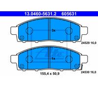 ATE Brake Pad Set 13.0460-5631.2 - Fits Fiat Fullback 2.4 D