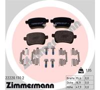 ZIMMERMANN 22220.170.2 Brake pad set