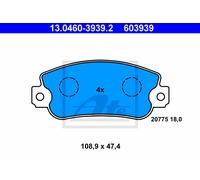 New Brake Pad Set, disc brake for FIAT SEAT:UNO,PANDA,TERRA,MALAGA,UNO Van