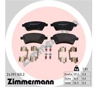 ZIMMERMANN 24391.160.2 Brake pad set