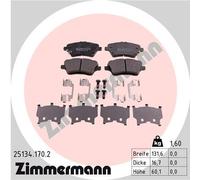 ZIMMERMANN 25134.170.2 Brake pad set