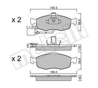 New Brake Pad Set, disc brake for FORD:COUGAR,MONDEO I,MONDEO ,MONDEO II