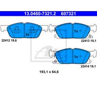 New Brake Pad Set, disc brake for FORD FORD USA:EDGE,S-MAX,GALAXY III 1884555