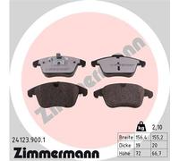 ZIMMERMANN 24123.900.1 Brake pad set