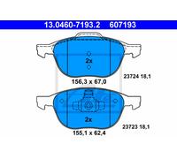 New Brake Pad Set, disc brake for FORD MAZDA VOLVO:3,5,3 I,C30,V50 1223682