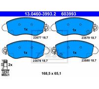 ATE Brake Pads 13.0460-3993.2 - Disc Brake Set for Ford Transit Bus & Van