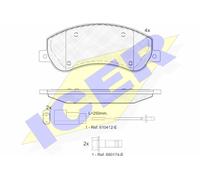 BRAKE PAD SET DISC BRAKE 141793 FOR FORD TRANSIT/TOURNEO/Bus/Van/CONNECT 2.4L