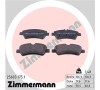 ZIMMERMANN 25603.175.1 Brake pad set