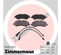 BRAKE PAD SET DISC BRAKE 25602.170.2 FOR FORD TRANSIT/V363/Van/Bus TOURNEO 1.0L