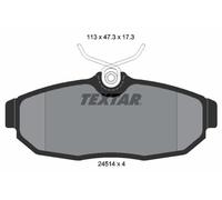 TEXTAR 2451401 Brake pad set