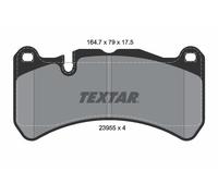 Textar 2395501 Brake Pad Set, disc brake