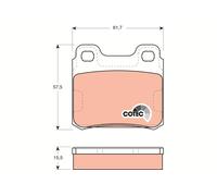 Fits TRW GDB952 HAM PADS. REAR 2.0 ⭐UK Stock⭐