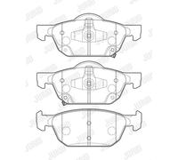 JURID 573670J Brake pad set