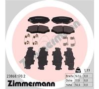 ZIMMERMANN 23868.170.2 Brake pad set