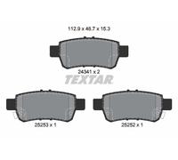 Textar Brake Pad Set 2434101 – Disc Brake for Honda Odyssey Crossroad K24A R18A2
