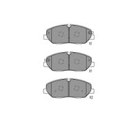 New Brake Pad Set, disc brake for HYUNDAI:H350 Bus,H350 Van,SOLATI Bus
