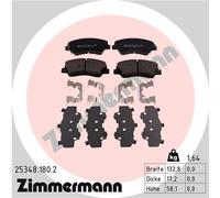 BRAKE PAD SET DISC BRAKE 25348.180.2 FOR HYUNDAI ACCENT/i25/IV FLUIDIC/VERNA i20