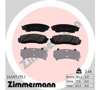 ZIMMERMANN 24597.175.1 Brake pad set