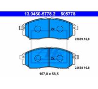 Brake pads 13.0460-5778.2 ATE for NISSAN INFINITI RENAULT