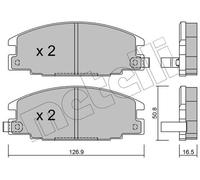 New Brake Pad Set, disc brake for ISUZU OPEL VAUXHALL:CAMPO,FASTER,BIGHORN I