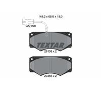 TEXTAR 2913801 Brake pad set