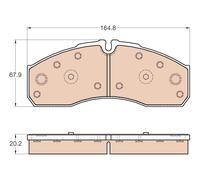 Brake pads GDB3567 TRW for IVECO DAILY III Platform/Chassis DAILY III Van