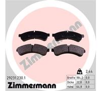 Brake pads 29231.230.1 ZIMMERMANN for IVECO DAILY IV Platform/Chassis