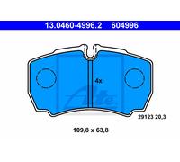 ATE Brake Pad Set 13.0460-4996.2 (604996) Rear Disc Brake - IVECO DAILY III/IV/V