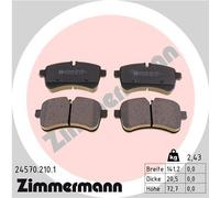 ZIMMERMANN 24570.210.1 Brake pad set