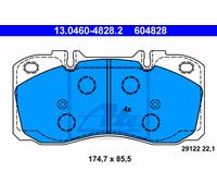 ATE Brake Pad Set 13.0460-4828.2 for IVECO Daily IV/V/VI (Platform, Chassis, Van)
