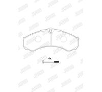 New Brake Pad Set, disc brake for IVECO RENAULT RENAULT TRUCKS:CITY Bus