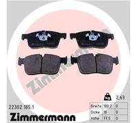 ZIMMERMANN 22302.185.1 Brake pad set