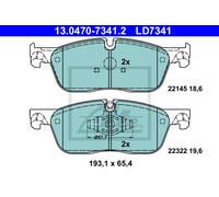 New Brake Pad Set, disc brake for JAGUAR LAND ROVER:XE,XF II,F-PACE,F-PACE SUV