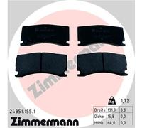 ZIMMERMANN 24851.155.1 Brake pad set