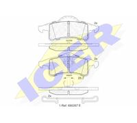BRAKE PAD SET DISC BRAKE 181399 FOR JEEP GRAND/CHEROKEE/II/Mk/SUV EXA 3.1L 5cyl