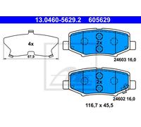 ATE 13.0460-5629.2 Brake pad set