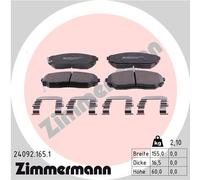 ZIMMERMANN 24092.165.1 Brake pad set