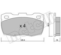 New Brake Pad Set, disc brake for LAND ROVER:110/127,DEFENDER SUV RTC5574
