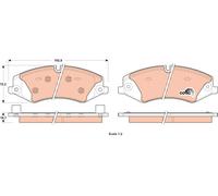 New Brake Pad Set, disc brake for LAND ROVER:LR4 IV,LR4 IV SUV,DISCOVERY V
