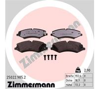Zimmermann Brake Pad Set 25022.985.2 - Disc Brake for Land Rover Discovery / Range Rover Sport