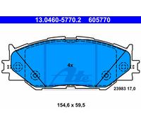 Brake pads 13.0460-5770.2 ATE for LEXUS IS II IS C IS III