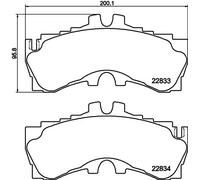 New Brake Pad Set, disc brake for LEXUS:LC,LS,LS V 0446511010 044651101079