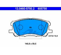 New Brake Pad Set, disc brake for LEXUS TOYOTA:RX,HARRIER,HARRIER III