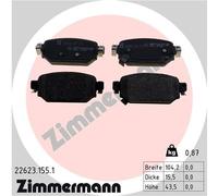 ZIMMERMANN 22623.155.1 Brake pad set