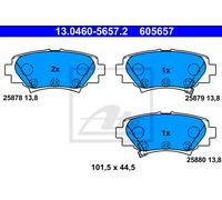 ATE Brake Pad Set 13.0460-5657.2 – Disc Brake – Fits Mazda 3 / Axela Saloon