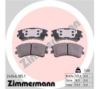 ZIMMERMANN 24046.185.1 Brake pad set