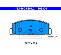 ATE 13.0460-5804.2 Brake pad set